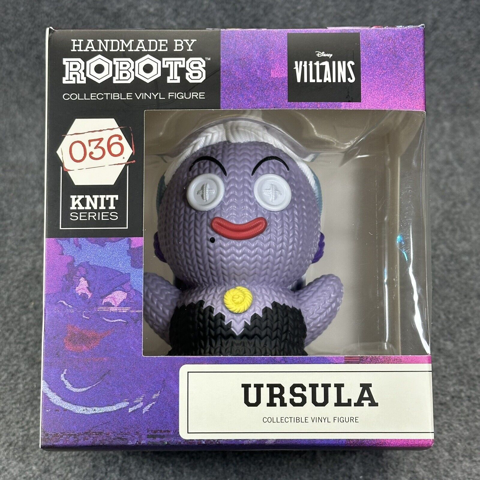 Disney's The Little Mermaid Ursula Handmade By Robots 5" Vinyl Figure - New