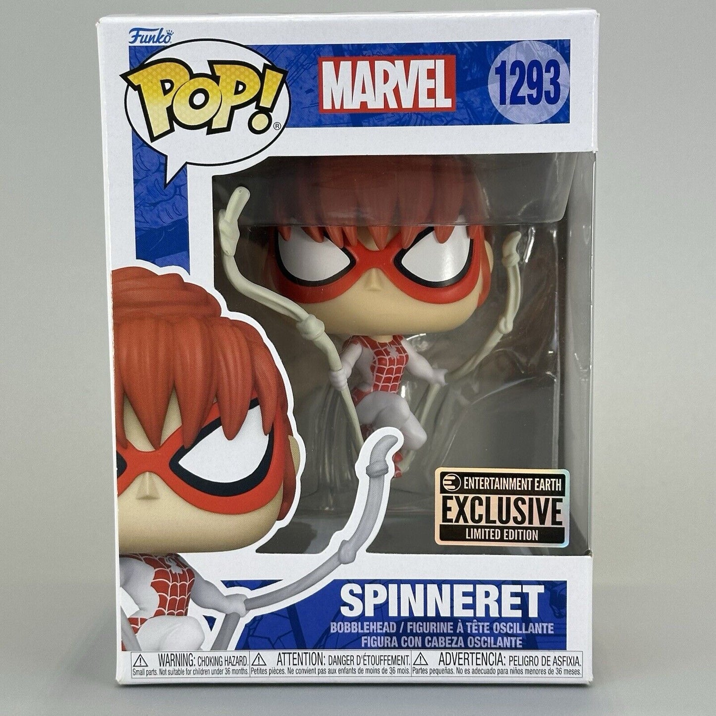 Funko Pop! Marvel Spider-Man Spinneret #1293 Entertainment Earth Exclusive