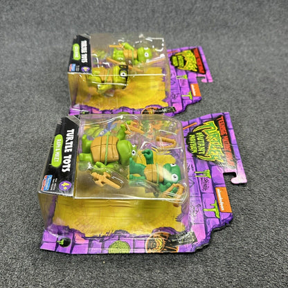 Teenage Mutant Ninja Turtles Mutant Mayhem Tots Raph Mikey & Leo Donnie Figures