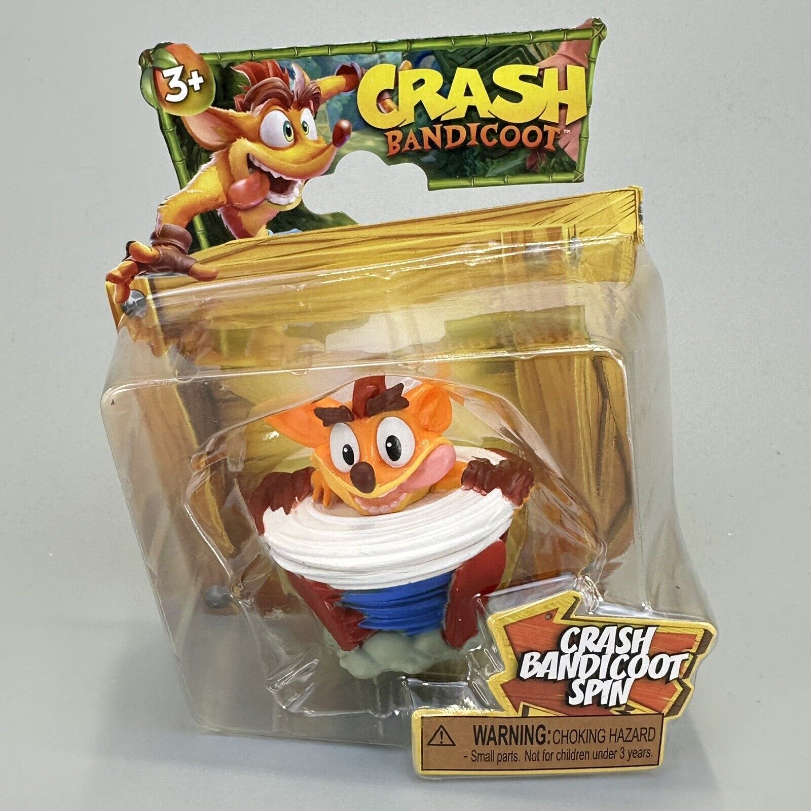 Lot of 4 Crash Bandicoot 2.5" Action Figures Silver, Bronze, Spin Variants Jakks