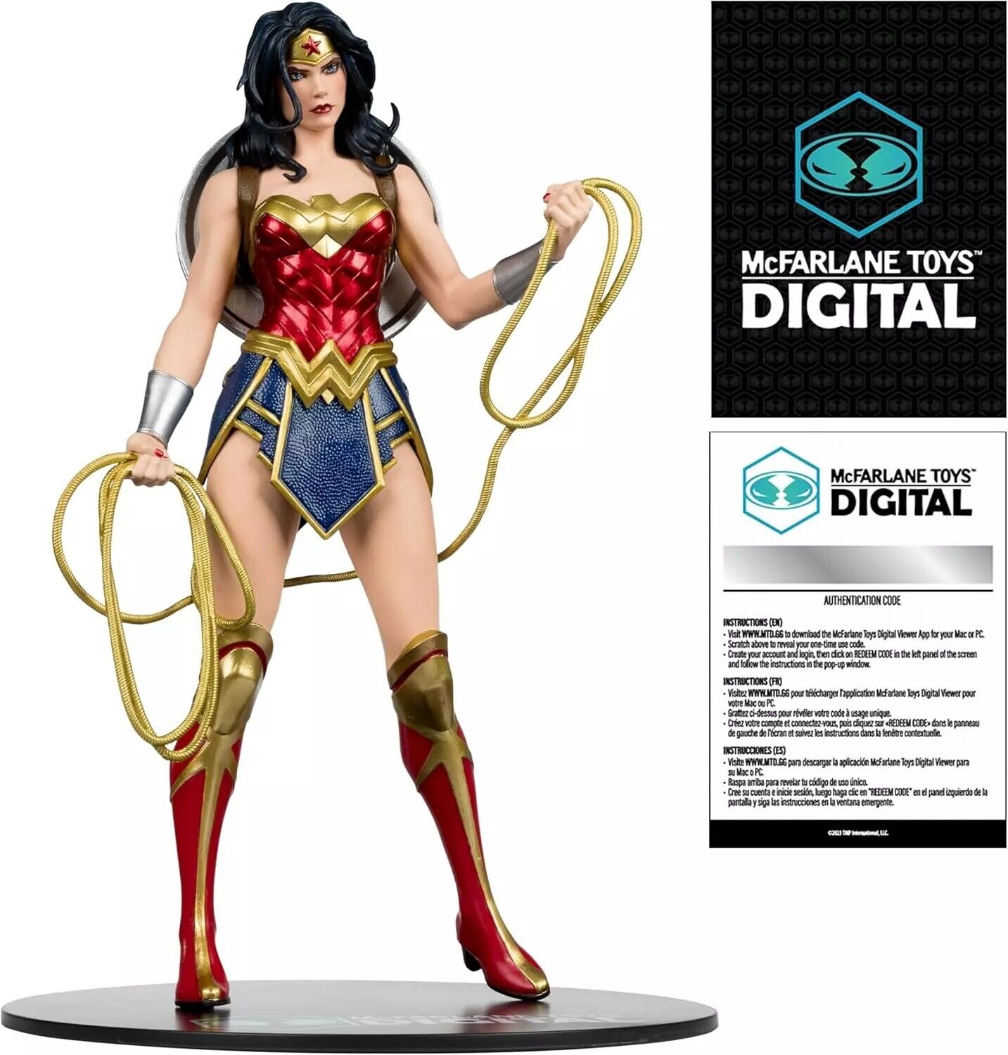 Signed by Jim Lee McFarlane Toys DC Direct Wonder Woman 1:6 Scale Statue Sealed