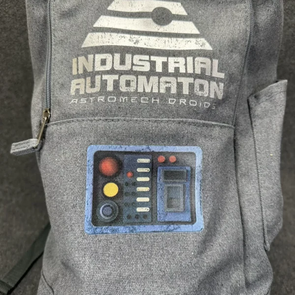 Star Wars Backpack Galaxy's Edge Droid Depot Automaton Astromech Disney Grey Bag - Image 2