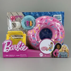Barbie Pool Day Accessory Set Float Chair Sunglasses Tablet Drink & More - New
